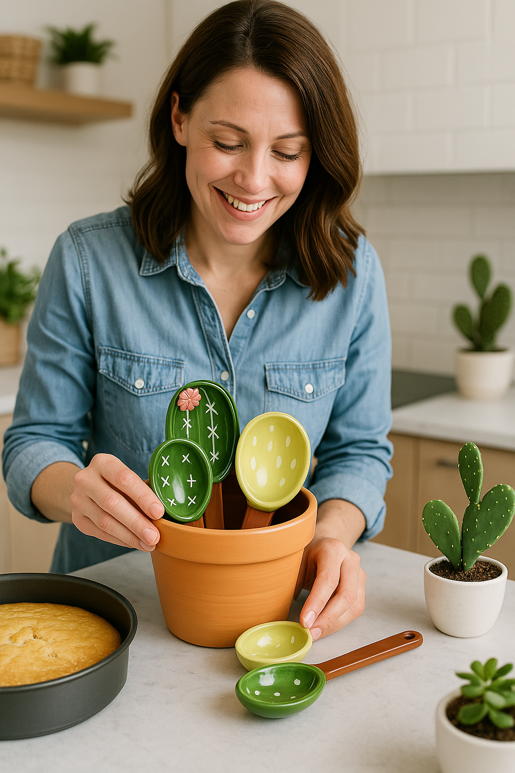Cactus Measuring Spoons & Cup