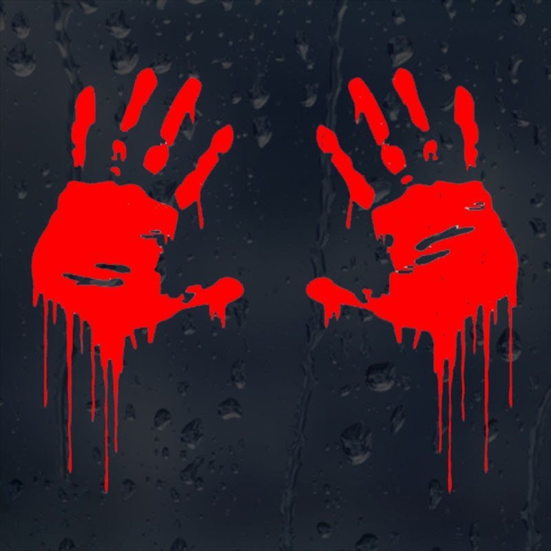 Halloween Reflective Decals - 2Pcs