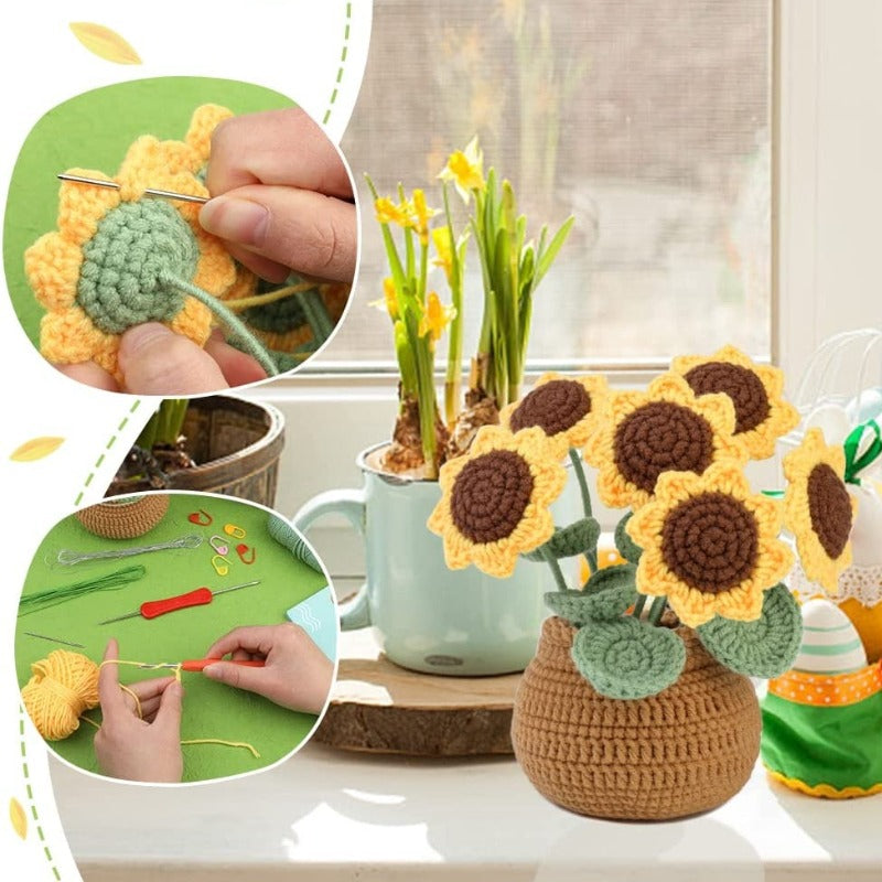 Crochet Flowers Kit