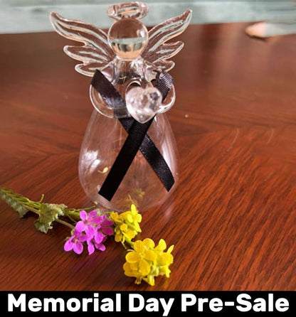 Watching Over You Angel Vase
