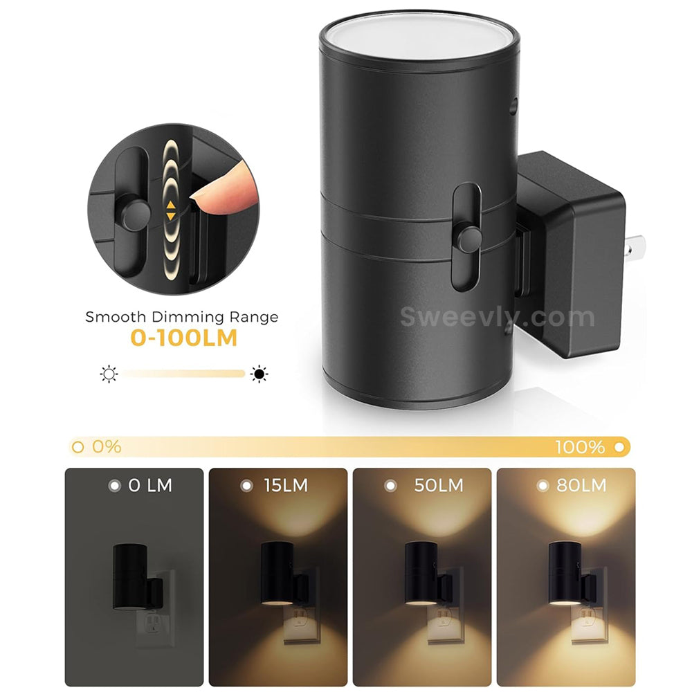 Sweevly - Dimmable Night Light Plug in