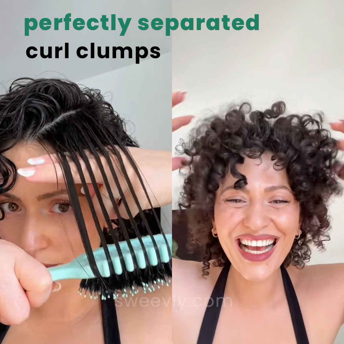 sweevly™ curl defining brush
