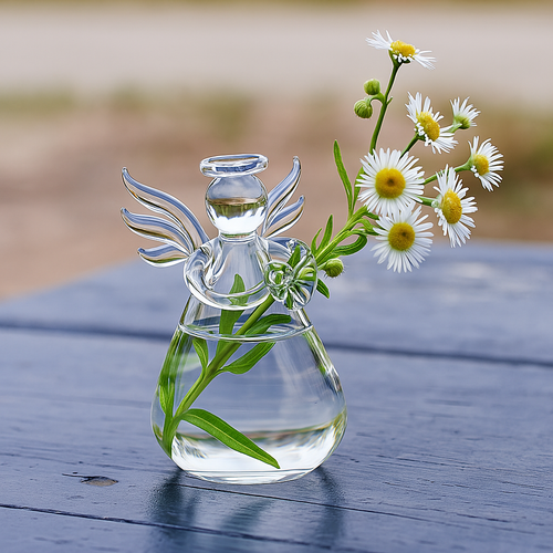 Watching Over You Angel Vase