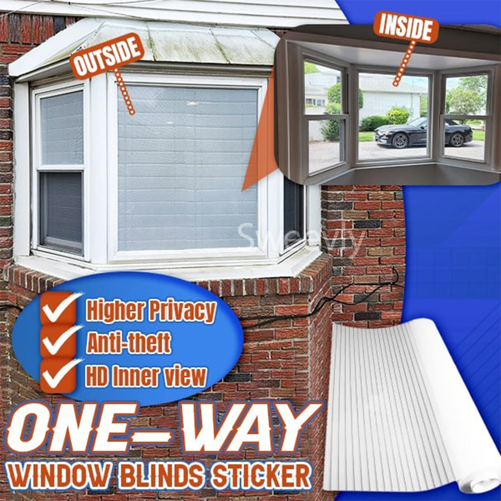One-Way Imitation Blinds Privacy Window Cover