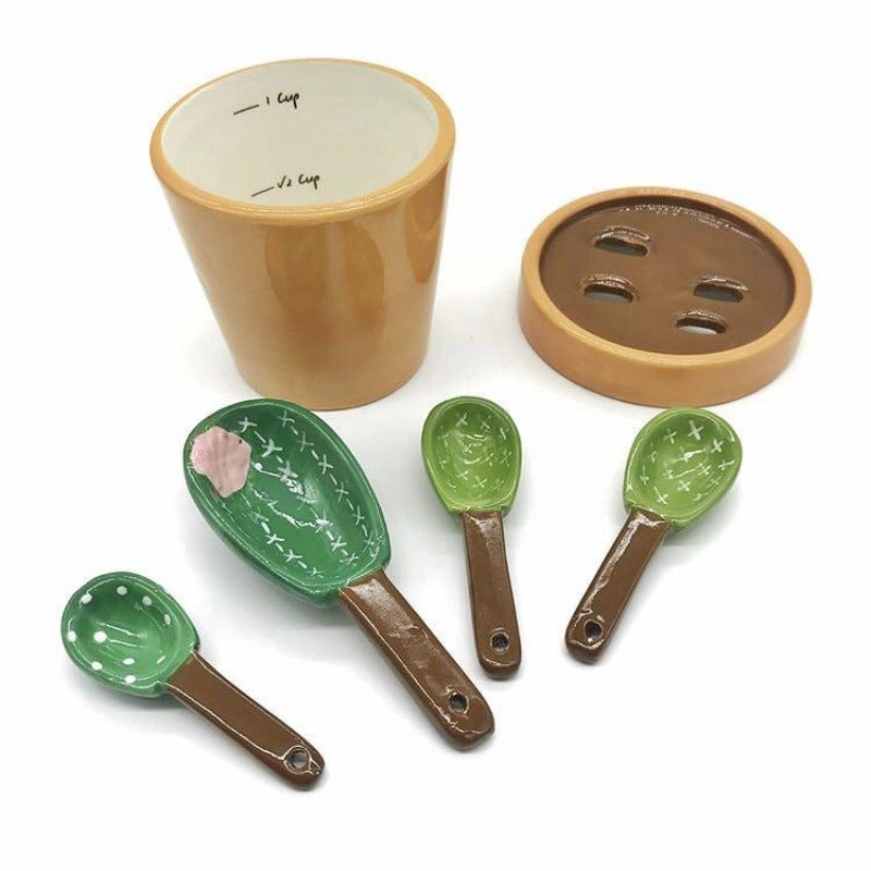 Cactus Measuring Spoons & Cup – Sweevly