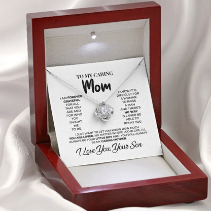 My Caring Mom - Love Knot Necklace Mother's Day Gift