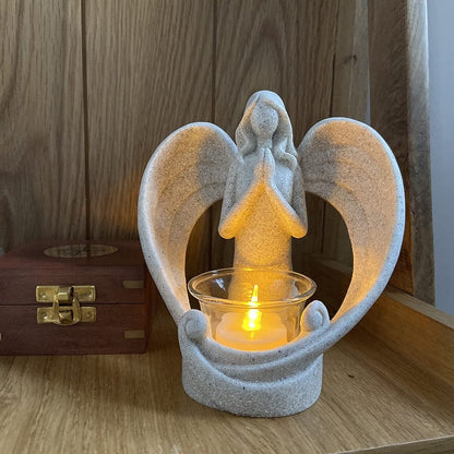 Guardian Praying Angel - Candle Holder
