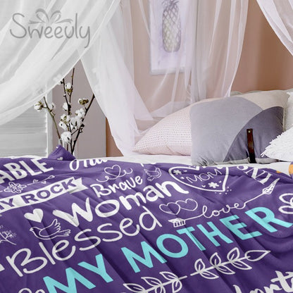 My Mother My Comforter Fleece Blanket