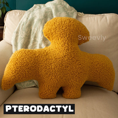 Dino Chicken Nugget Pillow