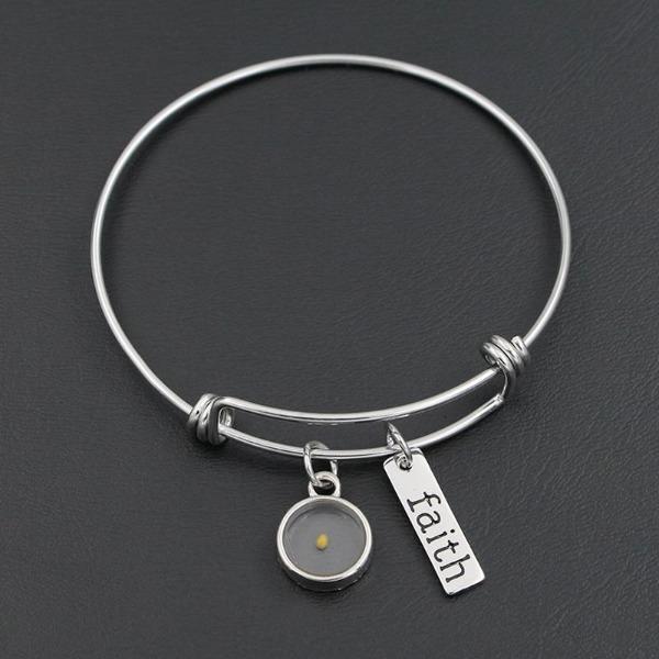 Mustard Seed & Faith Bracelet - Adjustable