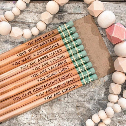 Affirmation Pencil Set