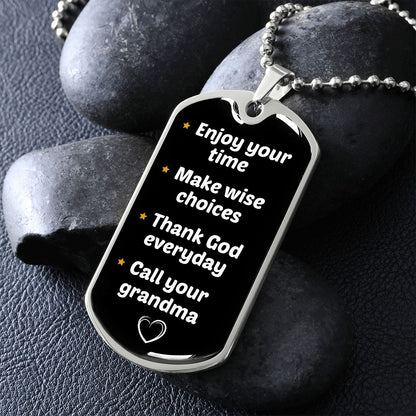 Call Your Grandma Necklace