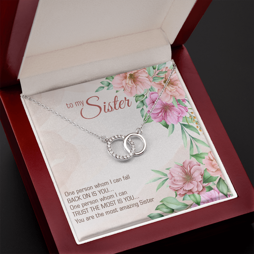 Most Amazing Sister - Perfect Pair Necklace