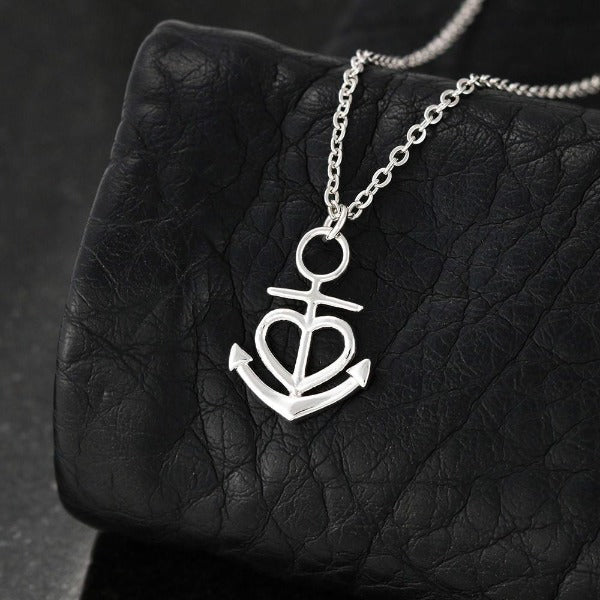 To My True Friend - Anchor Necklace