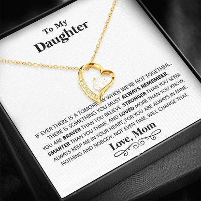 Mom To Daughter - Always Remember - Necklace
