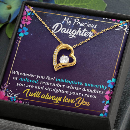 My Precious Daughter - Forever Love Necklace