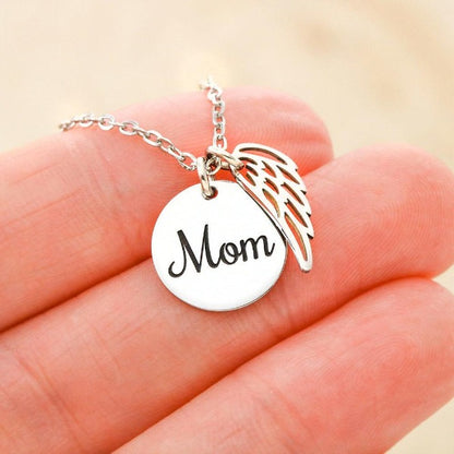 Mom - Your Life was a Blessing - Remembrance Necklace