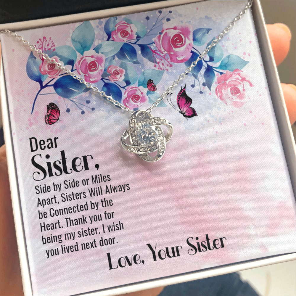Dear Sister - Love Knot Necklace